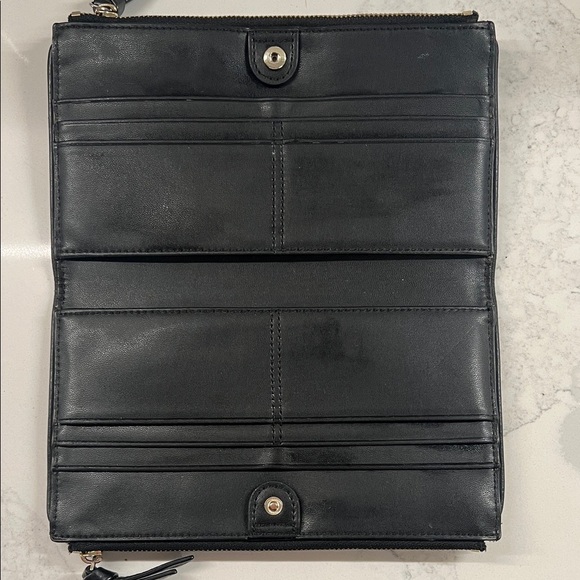 Kate Spade Black Pebbled Leather Wallet - Picture 3 of 7